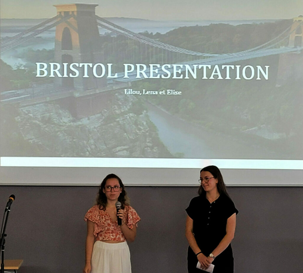 Activité réalisée au cours de l'année en section européenne au lycée Stéphane Hessel de Toulouse
